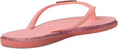 Havaianas womens Slim Point Glitter Sandals