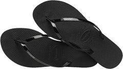 Havaianas Women's You Metallic Sandal, Black,41/42 BR (11-12 M US)