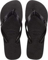 Havaianas Men's Top Flip Flop Sandal, Black, 8 M US