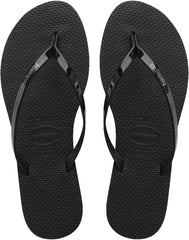 Havaianas Women's You Metallic Sandal, Black,41/42 BR (11-12 M US)