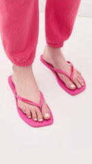 Havaianas Women's Slim Square Logo Pop Up Flip Flops