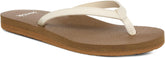 Sanuk Yoga Joy Womens Flip Flops | Yoga Mat Footbed | Sandals for Women | Womens Yoga Sandals | Women's Beach Sandals