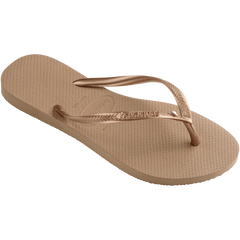 Women's Slim Crystal Flip Flops