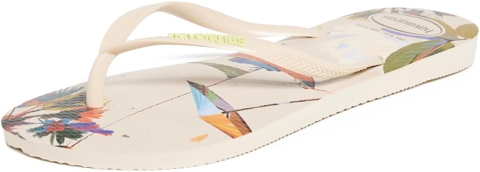 Havaianas Women Slim Animal Floral Fusion Flip Flops - Spring and Summer Pool Sandals for Women