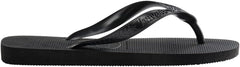 Havaianas Men's Top Flip Flop Sandal, Black, 8 M US