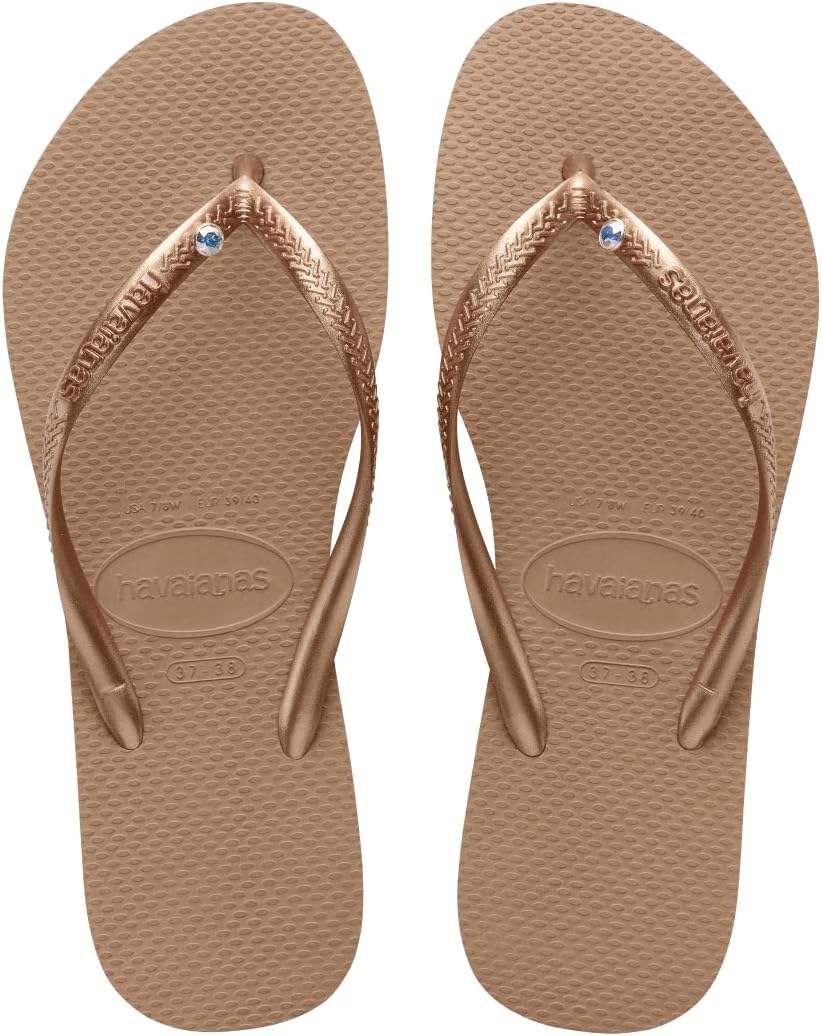 Havaianas Women's Slim Crystal Flip Flops
