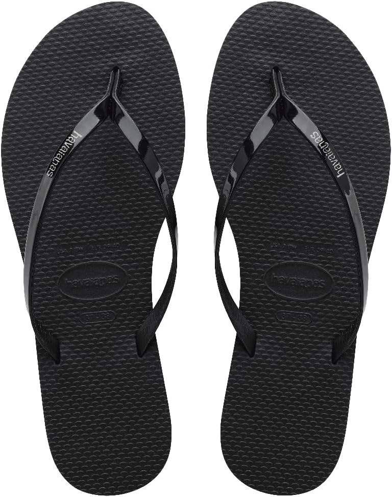 Havaianas Women's You Metallic Sandal, Black,41/42 BR (11-12 M US)