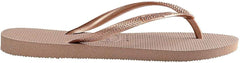 Havaianas Slim Women's Slippers, Rose Gold,7/8 US Women