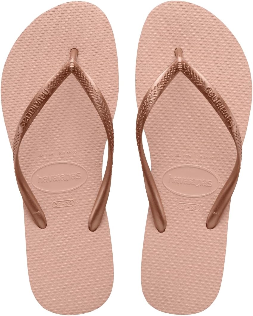 Havaianas Women's Slim Sandal, Ballet Rose,37/38 BR (7-8 M US)